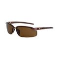 Es5 Polarized Safety Glasses 291113 With High Definition Brown Lens Crystal Frame Ansi Z87 1 Rated Polycarbonate Uva Uvb 
