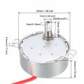 Uxcell Synchronous Motor Ac 12v 4-5rmp 50-60hz 4w Double Flat Shaft Cw Ccw