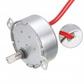 Uxcell Synchronous Motor Ac 12v 4-5rmp 50-60hz 4w Double Flat Shaft Cw Ccw
