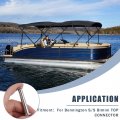 Gtpartes Oe Top Connector Bracket Mounting Compatible With Bennington Ss Bimini Replace
