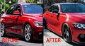 1 Direct Replacement Real Carbon Fiber Mirror Covers Cap For 2013-2015 Bmw E84 F20 F22 F30 F32 F33