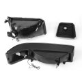 6pcs Black Housing Clear Corner Led Tube Drl Headlight Bumper Lamps Compatible With Ford F150 F250 F350 Bronco 92-96