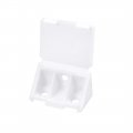 Uxcell Shelf Cabinet Door 90 Degree Plastic Corner Braces 3 Holes Angle Brackets With Cover Cap 30 Pcs