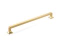 Schaub Menlo Park Collection 15 In 381mm Appliance Pull Signature Satin Brass 535-ssb 