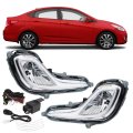 2pcs Replacement For 2012-2016 Accent Fog Lights Bumper Right Left Side Driving Lamps 922011r010 922021r000 With Wiring Harness 