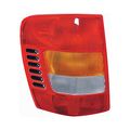 Left Tail Light Assembly For 2002 To 2004 Jeep Grand Cherokee Driver Side Red Polycarbonate Lens Waterproof Led Model 