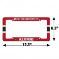 Boston University Alumn License Plate Tag Frame