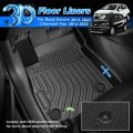 Cartist Custom Fit For Floor Mats 2014-2023 Chevrolet Chevy Trax 2013-2023 Buick Encore Not Gx All Weather Liners 2 Rows Tpe