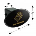 Ohio Dominican University Primary Logo Oval Tow Hitch Cover Trailer Plug Insert 2