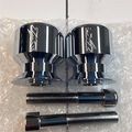 Xkh Group Chromed Zxr Engraved 10mm Swingarm Spools For Kawasaki Ninja 250r 650r Zx 6r 9r 10r 12r 14r Zzr