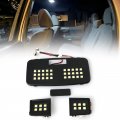 Complete Interior Led Center Dome Light Panel 30 Leds X2 Front Map 6 Each Left Right Set For 2016-2022 Toyota Tacoma White 