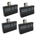 4x Garage Door Opener Remote For Security 315 Mhz Purple Learn Button Openers 2005-2014 Replacement Liftmaster 355lm 365lm 