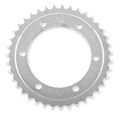 Jtr833 54 Tooth Steel Rear Sprocket C49 High Carbon Heat Treated And Hand Finished Black 