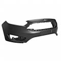 Waltyotur Front Bumper Cover Replacement For Ford Focus 2015-2018 W O Parking Assistance With Tow Hook Hole 191275298770
