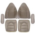 Driver And Passenger Bottom Top Lean Back Armrest Leather Seat Covers For Ford F250 350 450 550 Super Duty Lariat 1999 2000 