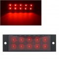 Newsmarts 1pcs Side Marker Light Lamp For Car Bus Truck Trailer Lorry Tractor Camper Motorhome Pickup Boat Van Caravan Rv Red