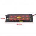 Newsmarts 1pcs Side Marker Light Lamp For Car Bus Truck Trailer Lorry Tractor Camper Motorhome Pickup Boat Van Caravan Rv Red