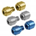 3 Sets Thumb Studs Titanium Screws Replacement Pocket Blade For Benchmade 535 Bugout Gold Blue Silver 