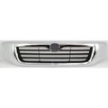Perfect Fit Group 1691 Mazda Pickup Grille Plastic Chr Shll Ptd-blk Insrt 