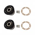 2 Pcs Locking Hubs Front With4 Spline 6 Bolts For Isuzu Trooper 1 And 11 Jackaroo 1983-1986 2 