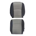 Secos Driver Foam Cushion Side Top Lean Back  Passenger Bottom Cloth Seat Cover For Dodge Ram 1500 2500 2009 2010 2011 2012 