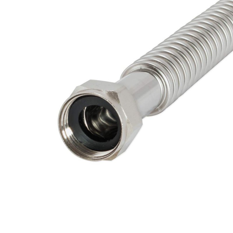 Corrugated Stainless Steel Water Heater Connector 3 4 In Fip X Expansion Pex Connection 18 Length 438318 Silver