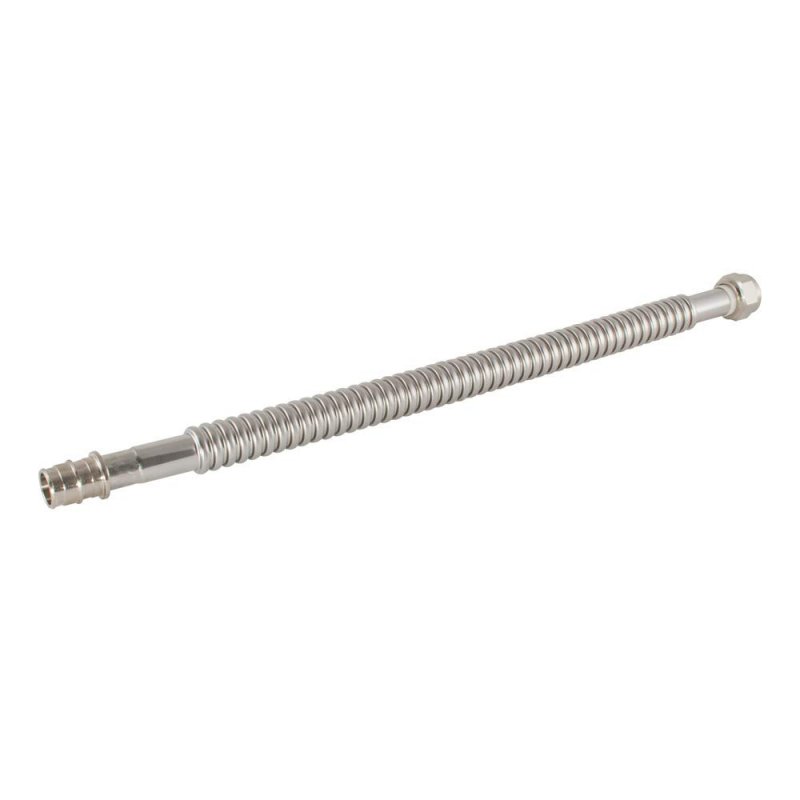 Corrugated Stainless Steel Water Heater Connector 3 4 In Fip X Expansion Pex Connection 18 Length 438318 Silver