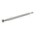 Corrugated Stainless Steel Water Heater Connector 3 4 In Fip X Expansion Pex Connection 18 Length 438318 Silver