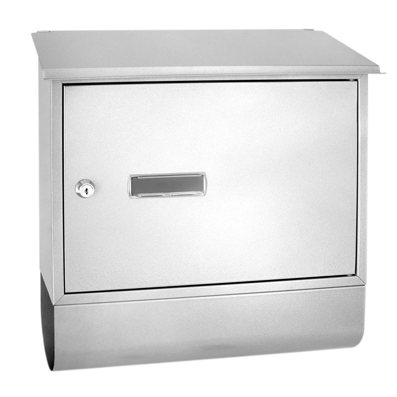 Serenelife Modern Large Capacity Mailbox Lockable Wall Mount Mail Box Made From Galvanized Metal To Protect The Elements Theft