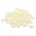 Screw Cap Covers 120pcs 16 7x4 3mm Plastic Decoration Cover For Phillips Cam Fitting Nut Self-tapping Light Yellow 