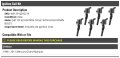 Ignition Coil Kit With Hold Down Bolts 6 Piece For 1998-2011 Mercury Grand Marquis