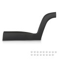 Rear Left Driver Side Door Molding Fender Flare Trim For Jeep Renegade 2015-2021 Wheel Opening Arch 5vx87lxhaa Ch1504109 Black 
