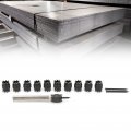 Yuecoom Spot Weld Cutter Set 13pcs Rotary 3 8in Drill Bits Metal Hole Remover Power Tool For Welding