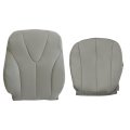Secos Passenger Bottom Top Leather Replacement Seat Cover Gray For Toyota Camry 2007 2008 2009 2010 2011 