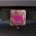 Love And Pretty Flowers Tow Trailer Hitch Cover Plug Insert