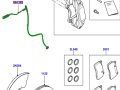 Genuine Land Rover Front Sensor Brake Pads Range 2013 Sport 2014 Lr033275