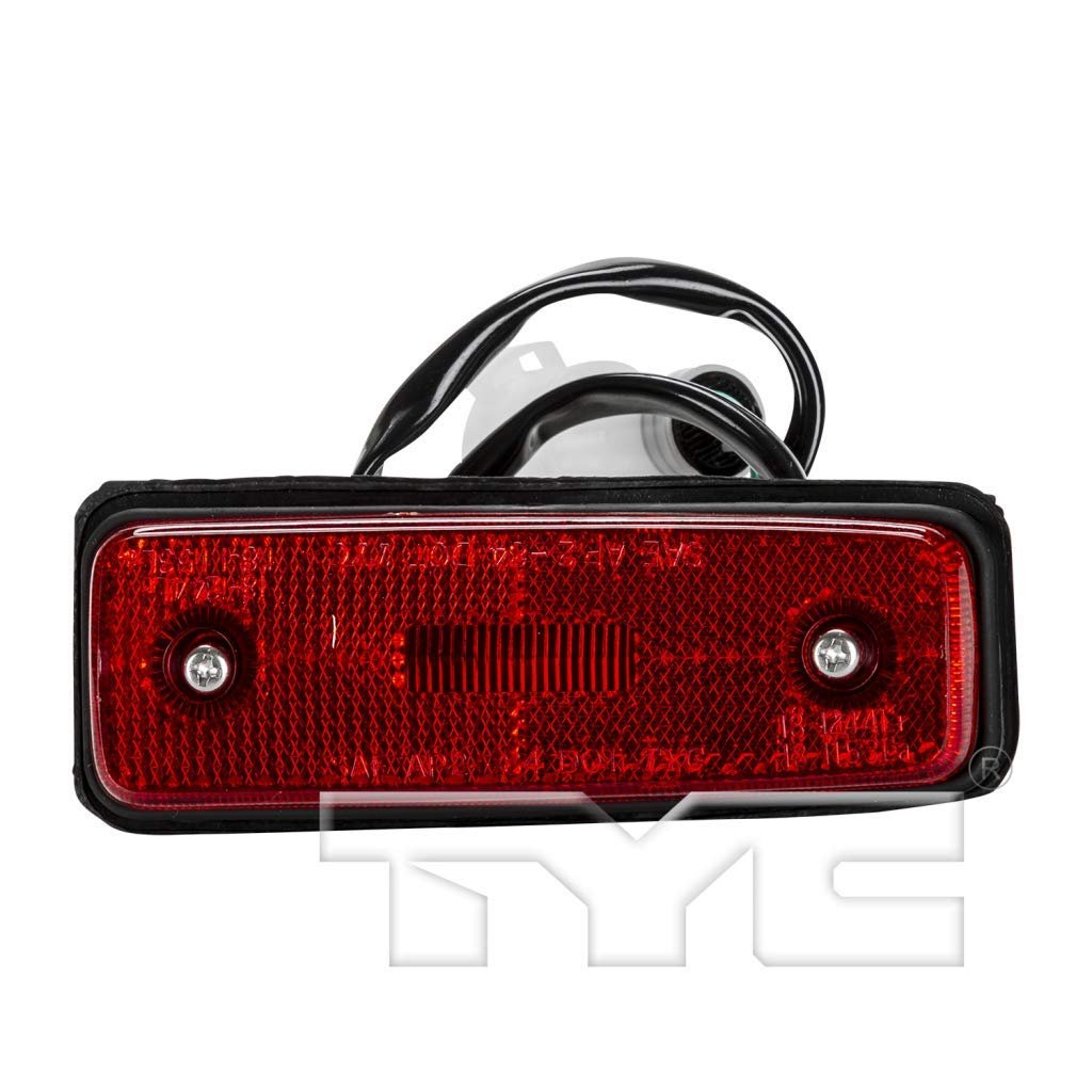 Rear Side Marker Light Assembly For Toyota Pickup 1982 1983 Passenger Red Lens Halogen Fits To2861105 And 81750-39105