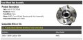 Front Wheel Bearing Hub Assembly Compatible With 2004-2009 Cadillac Srx Awd