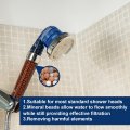 Uxcell 3 Packs Replacement Shower Head Bead 5-6mm Filters Mineral Stone Bead For Water Softener Filtration White Grey Orange