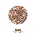 Uxcell 3 Packs Replacement Shower Head Bead 5-6mm Filters Mineral Stone Bead For Water Softener Filtration White Grey Orange