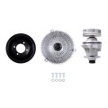Water Pump Metal Impeller Fan Clutch Pulley Set Kit Replacement For Bmw E39 X5 E53 E46