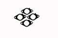 Dnj Manifold Gaskets Exhaust Eg624 For 90-04 Nissan 4 Cyl 2 4l Dohc 16v Ka24de 