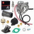 Moto1988 Carburetor Intake Manifold For Arctic Cat 250 2002-2005 300 2001-2005 Carb 0470-448 0470-387