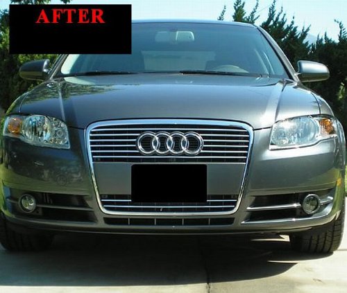 2005-2008 Audi A4 Chrome Trim For Grill Grille 2006 2007 05 06 07 08 S Line S-line