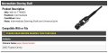 Intermediate Steering Shaft And Universal Joint Compatible With 2002 Toyota Camry For Japan Built Models