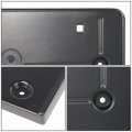 Auto Dynasty Au1068121 Factory Style Front Bumper License Plate Mounting Bracket Compatible With Audi Q5 2019-2020 Matte Black