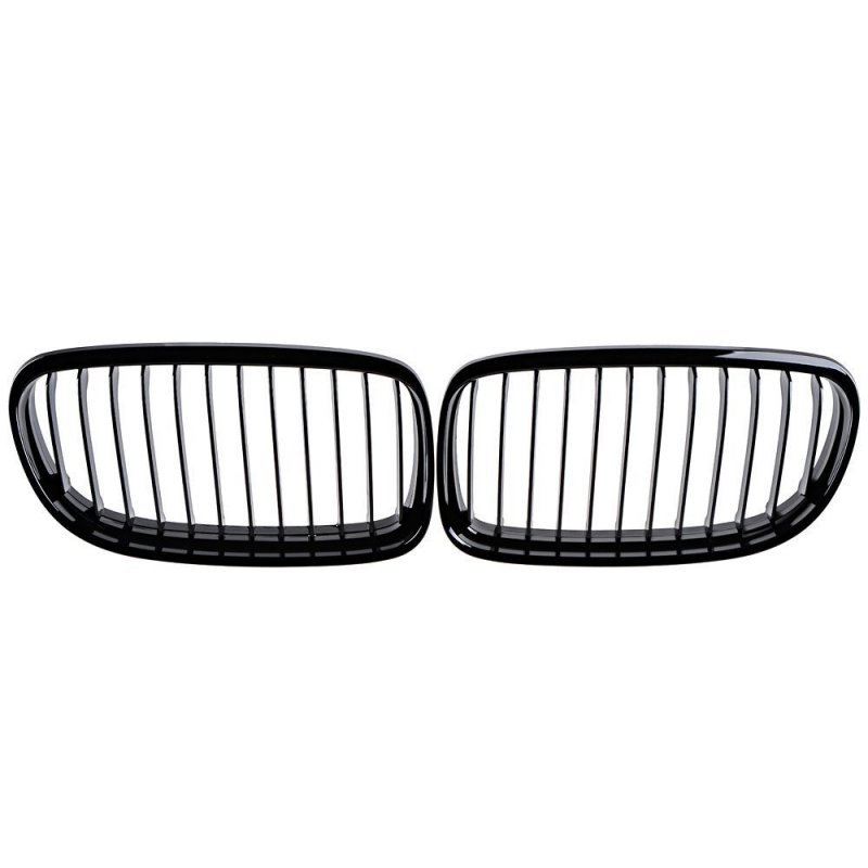 Jem Jules Front Center Kidney Grille Grill For Bmw E90 E91 Lci 325i 328i 335i 4d 2009-2011 Gloss Black