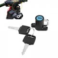 Motorcycle Helmet Lock Keenso Universal Mount Aluminum Alloy Motorbike Hanging Hook With 2 Keys Set Popular