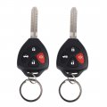 Car Keyless Entry System Remote Control W Blank Key For Toyota Dc 12v