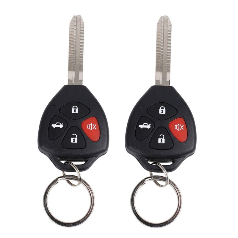 Car Keyless Entry System Remote Control W Blank Key For Toyota Dc 12v